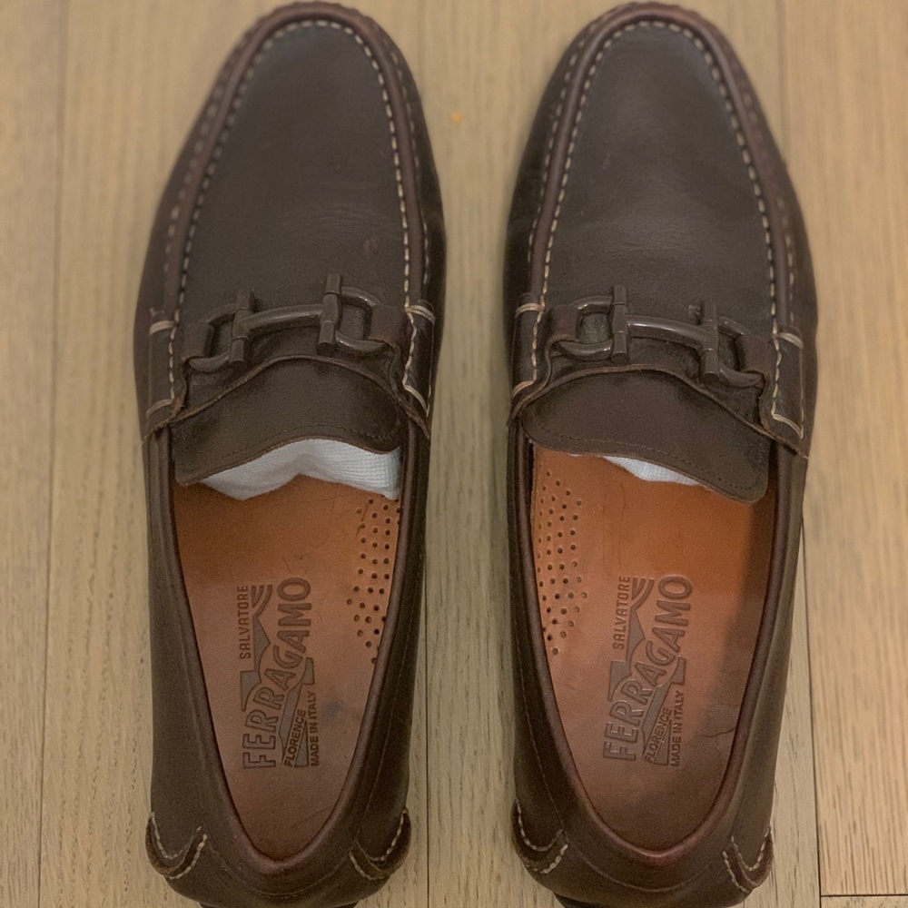 Salvatore Ferragamo loafers size 9.